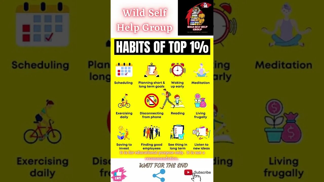 🔥Habit of top 1% people🔥#shorts🔥#wildselfhelpgroup🔥24 June 2022🔥