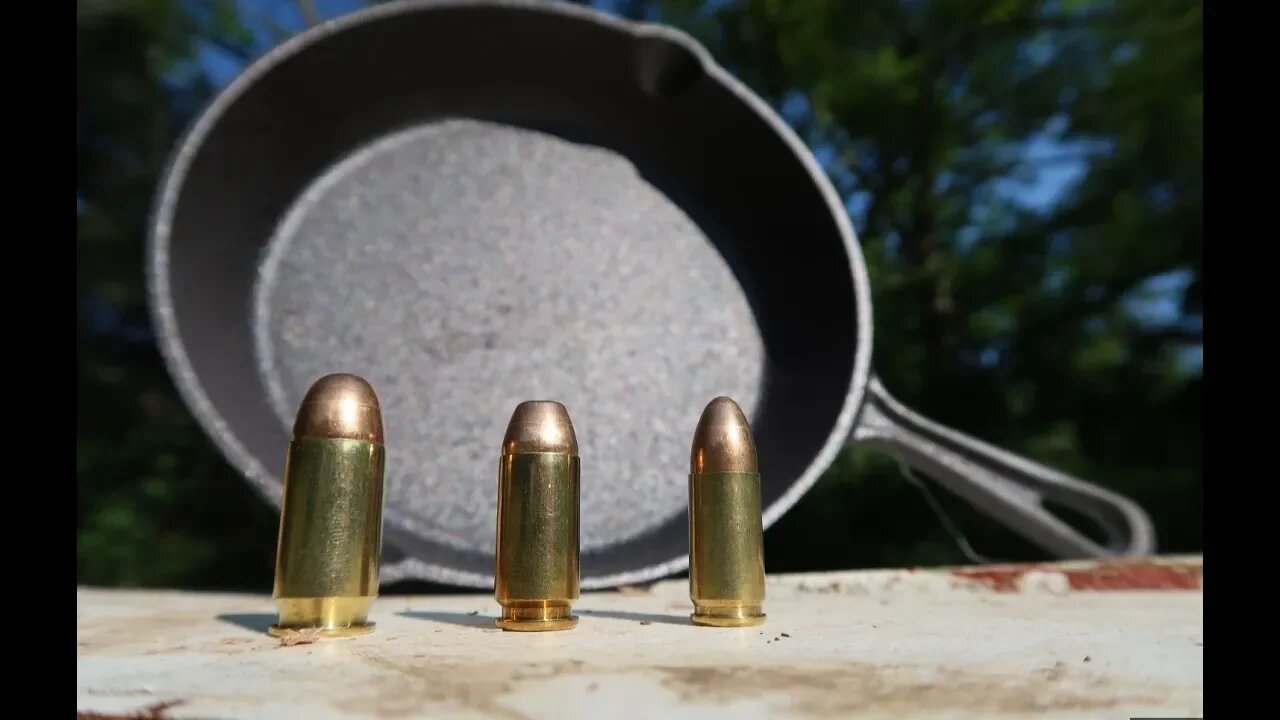 9mm vs .40 Cal vs .45 ACP - Cast Iron Skillets