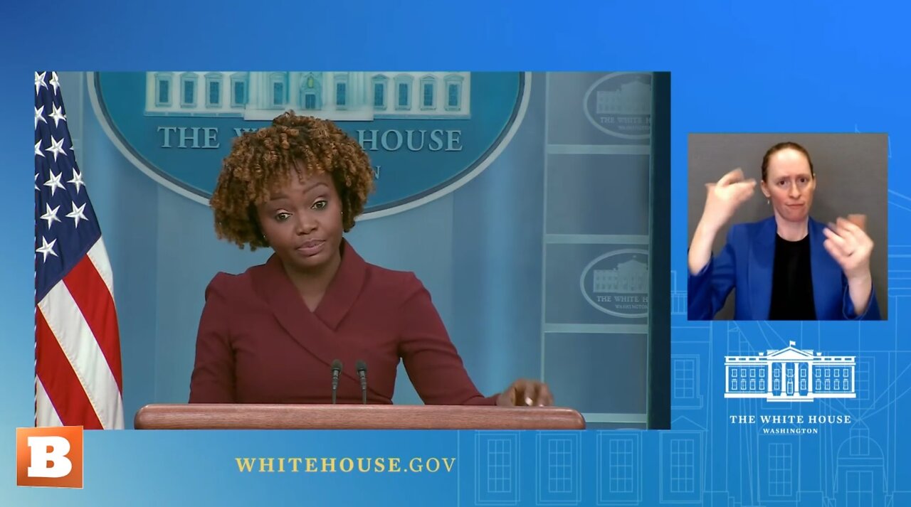 WH Press Secretary Karine Jean-Pierre speaking with reporters...