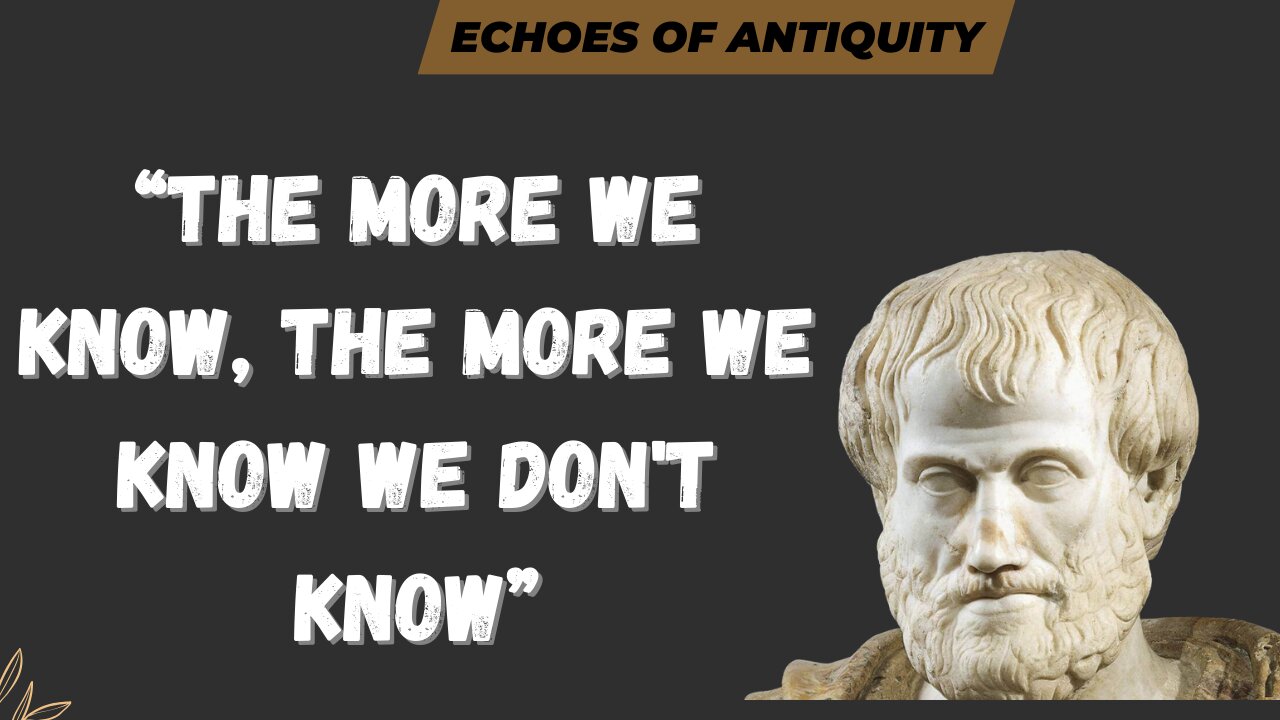 The more we know, the more we know we don't know: The Art of Lifelong Learning