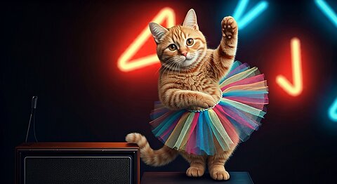"Unbelievable Cat Dance Moves That Will Make You LOL! 😺💃 #CatDanceChallenge"