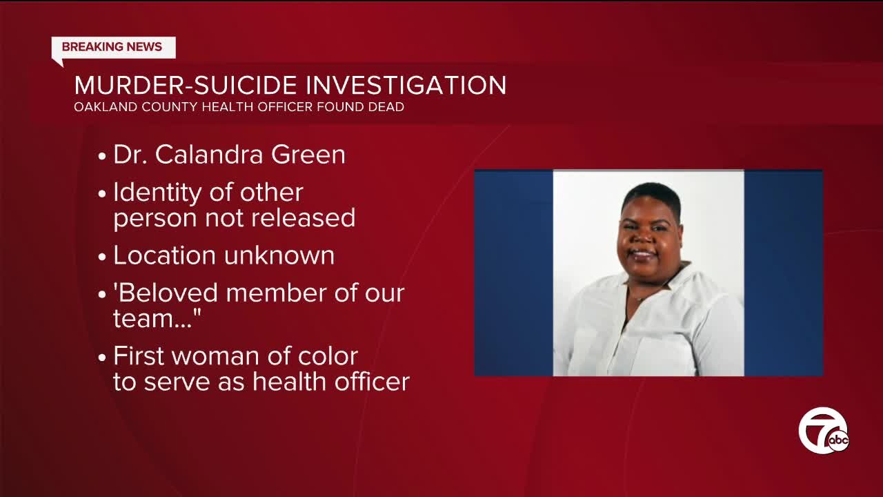 Death of Oakland County health officer being investigated as murder-suicide