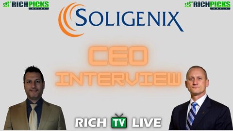 Soligenix, Inc. (Nasdaq: SNGX) CEO Christopher Schaber - Interview - RICH TV LIVE