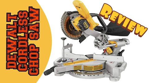 DEWALT 20V CHOP SAW - MY NEW FAVOURITE TOY