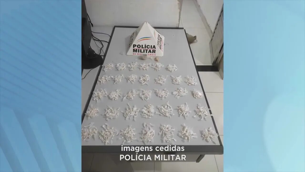 Apreensões na região: 1.020 pedras de crack em Periquito e um quilo de maconha em Peçanha