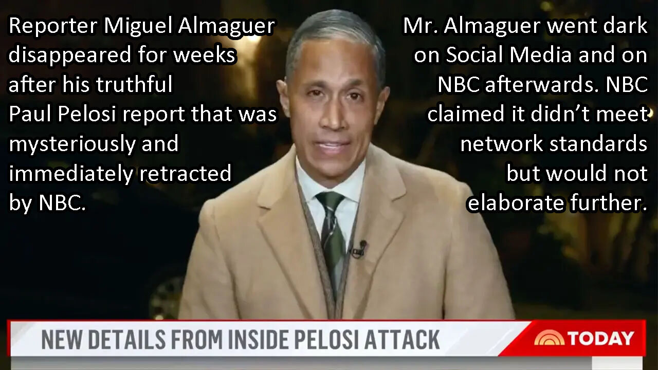 This reporter VANISHED for WEEKS after truthfully covering the Paul Pelosi story! 🤐