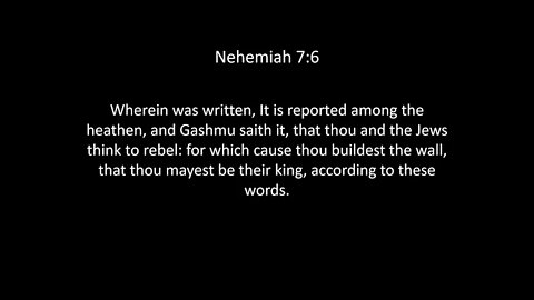 Nehemiah Chapter 7