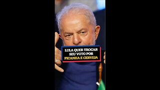 LULA QUER TROCAR SEU VOTO POR PICANHA E CERVEJA! #shorts #lula #picanha #política #sp #shorts