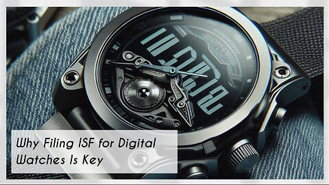 The Importance of Filing an Importer Security Filing for Digital Watches