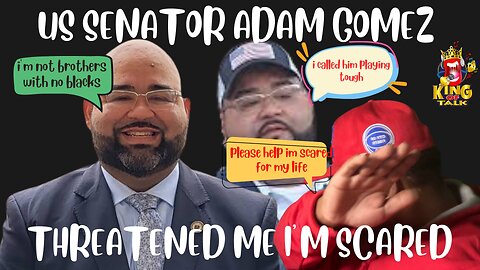 I'M SCARED FOR MY LIFE MASSACHUSETTS SENATOR ADAM GOMEZ THREATENED MY LIFE PART 1 #thatpart