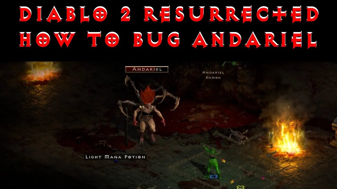 Diablo 2 Resurrected Andariel Bug