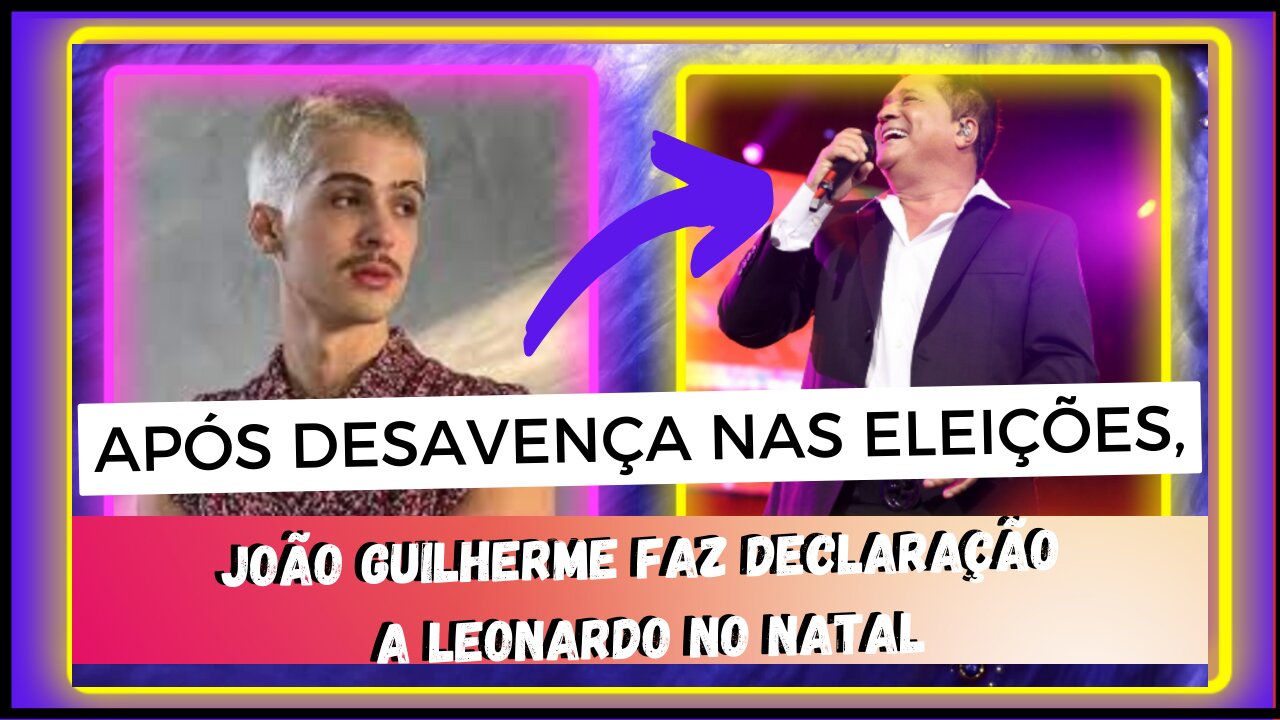 O šclima natalino, uni famĆlia Veja isso #JoĆ£oGuilherme, faz declaração a #Leonardo, no#natal serĆ”!.