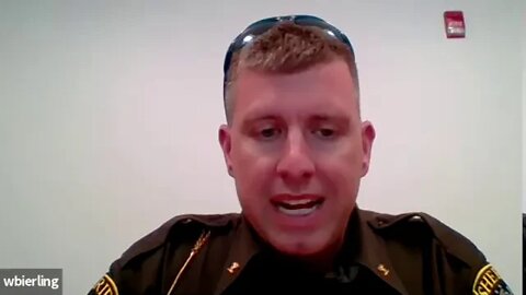 Interview With Under Sheriff Wes Bierling, via Zoom