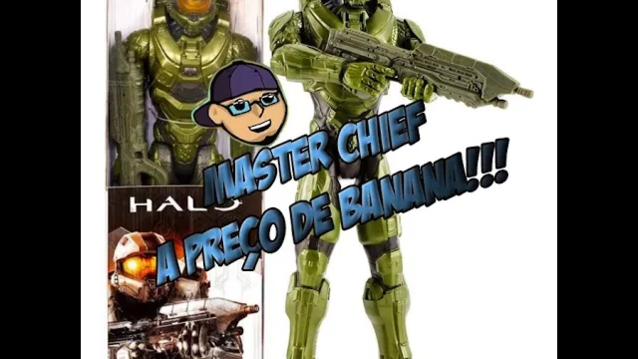 Halo Master Chief Mattel Unboxing (Master Chief a preço de banana)