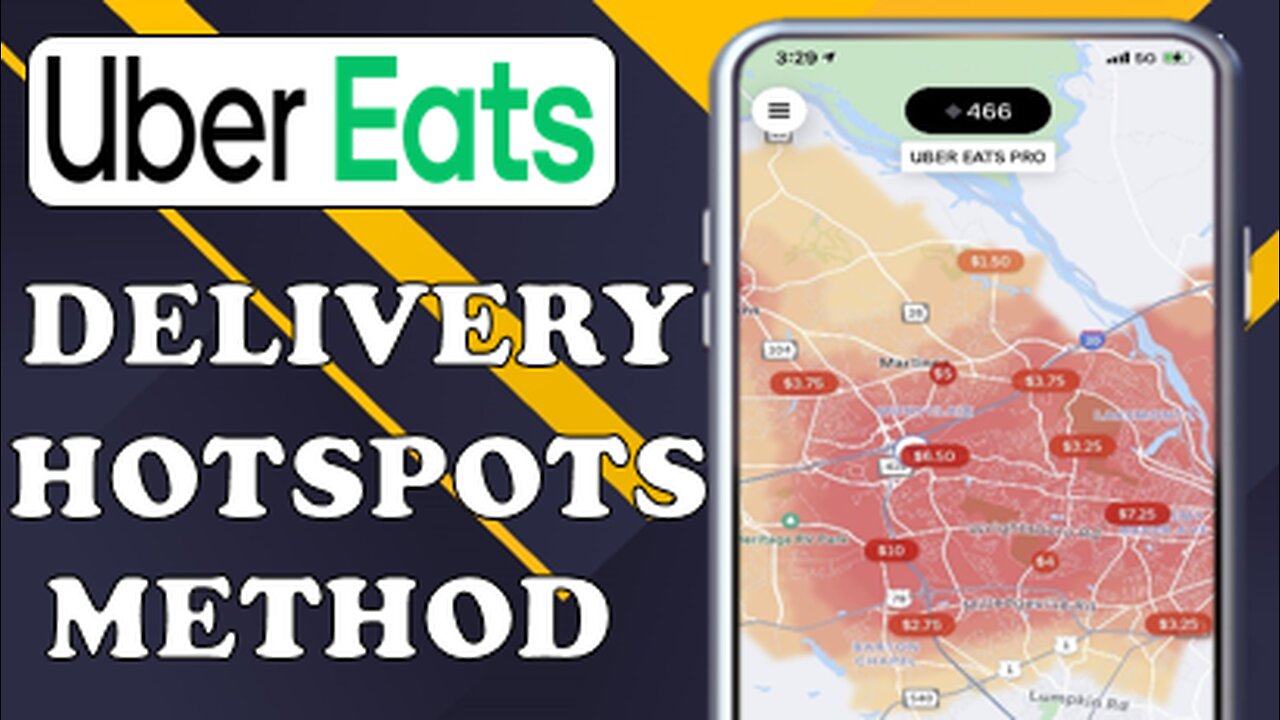 HOW TO FIND DELIVERY HOTSPOTS ON UBER EATS