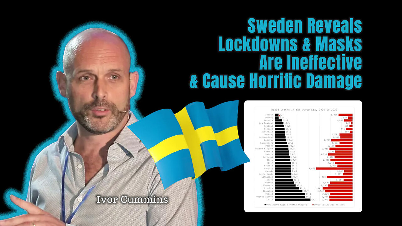 Ivor Cummins: Sweden Reveals Lockdowns & Masks Are Ineffective & Cause Horrific Damage