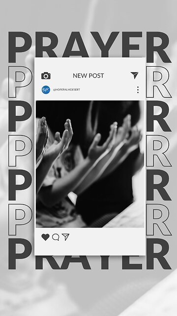 Prayer is so important!