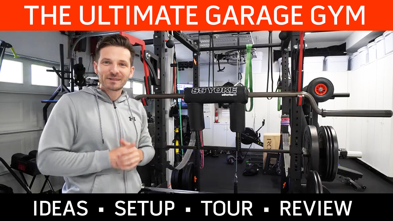 GARAGE GYM REVIEW - SETUP IDEAS - EQUIPMENT ESSENTIALS | The $30,000 Home Gym Tour