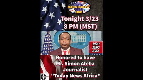 Simon Ateba March 23, 2023 "Free Speech in Despair" With Simon Ateba