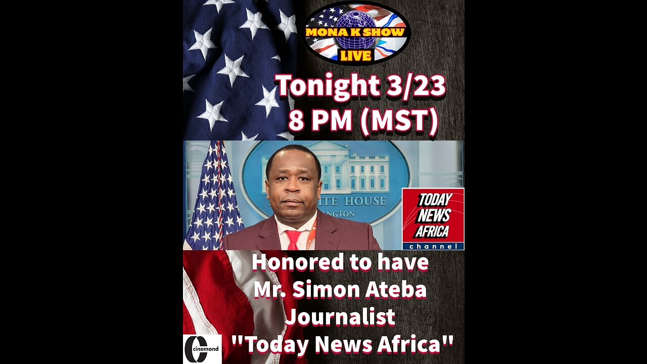 Simon Ateba March 23, 2023 "Free Speech in Despair" With Simon Ateba