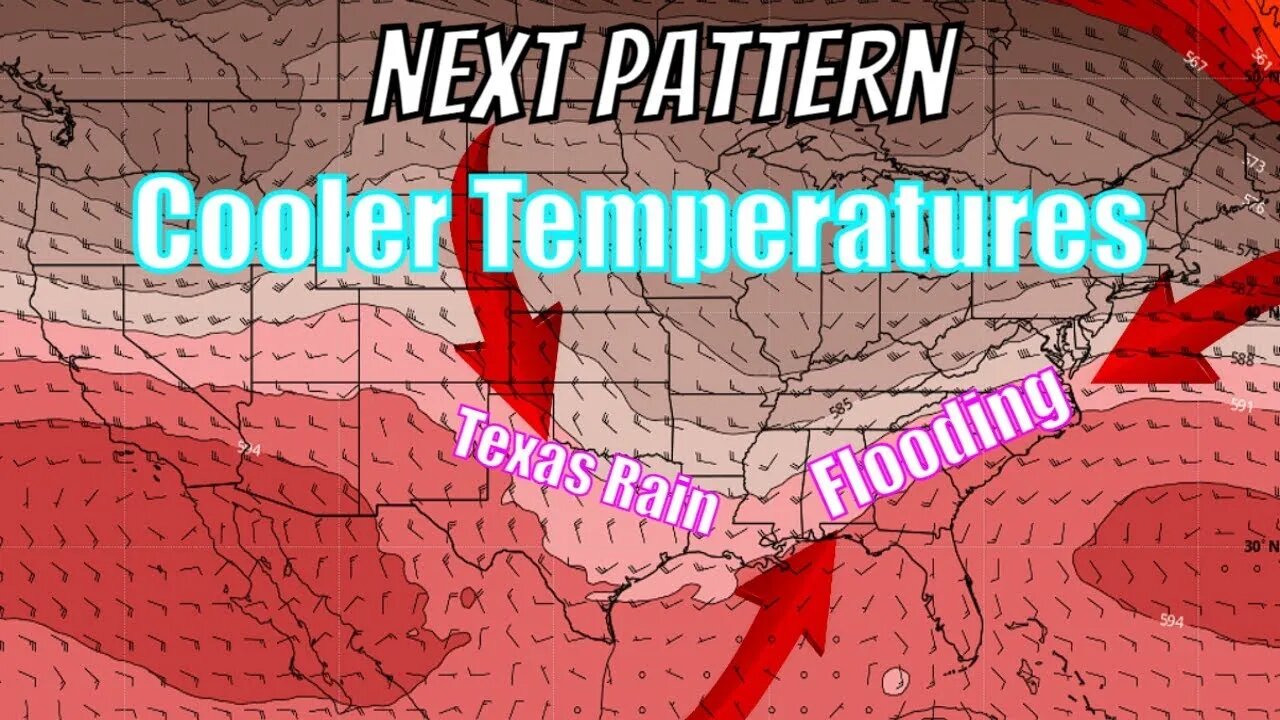 This Pattern Will Bring Texas Rain, Flooding & Cooler Temperatures - The WeatherMan Plus