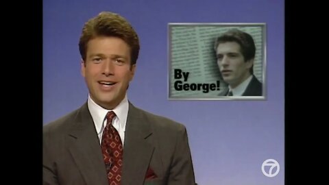 John F Kennedy Jr. unveils George magazine [at 1995 news conference]