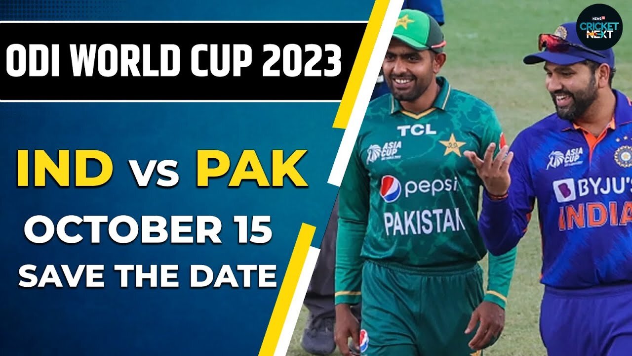 India vs Pakistan 15 October world cup match