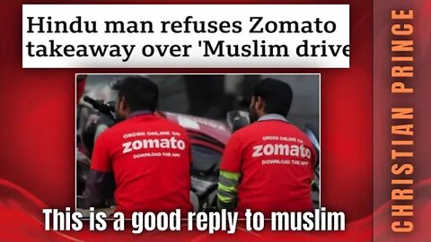 Hindu guy refuse to accept delivery from Muslim driver - Christian Prince explain