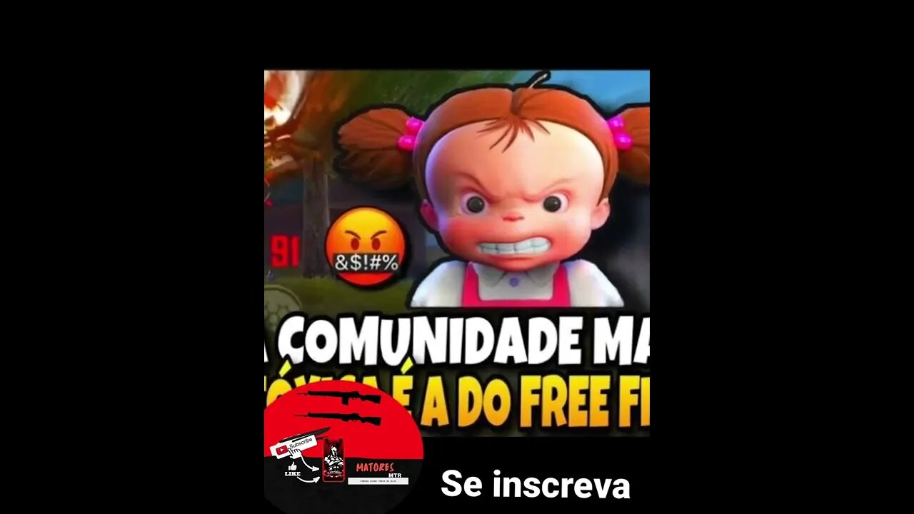 PORQUE OS JOGADORES TOXICOS DE FREE FIRE XINGAM MEUS VIDEOS E NAO FAZEM MELHOR ?