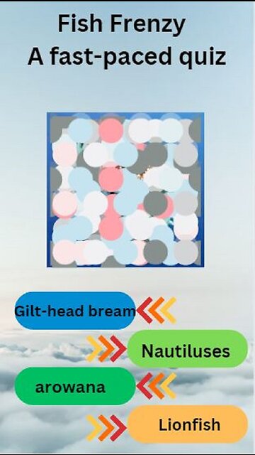 Fish Frenzy A fast paced quiz 36 #shorts