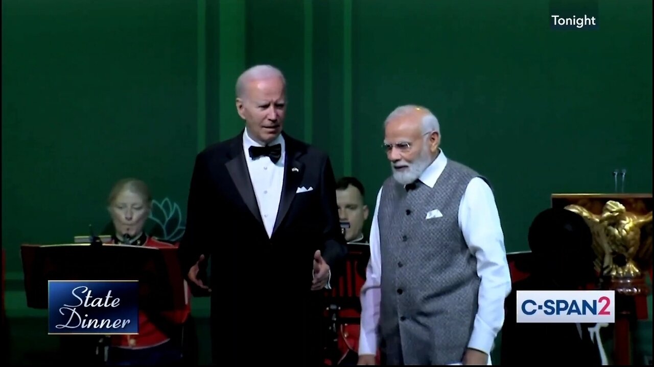 Biden Gets Confused At The State Dinner