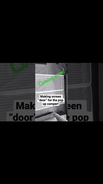 Gotta have me a screen door in the pop up! 🤣 #popup #camper