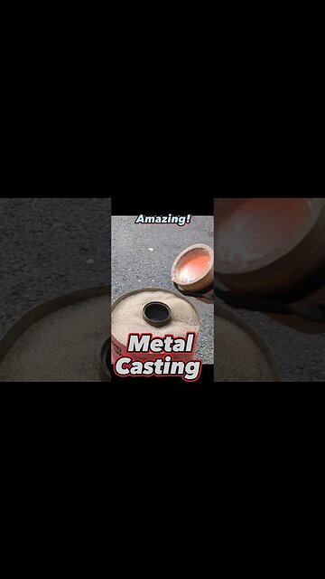 Amazing Metal Casting Aluminum #shorts #shortsfeed #amazing