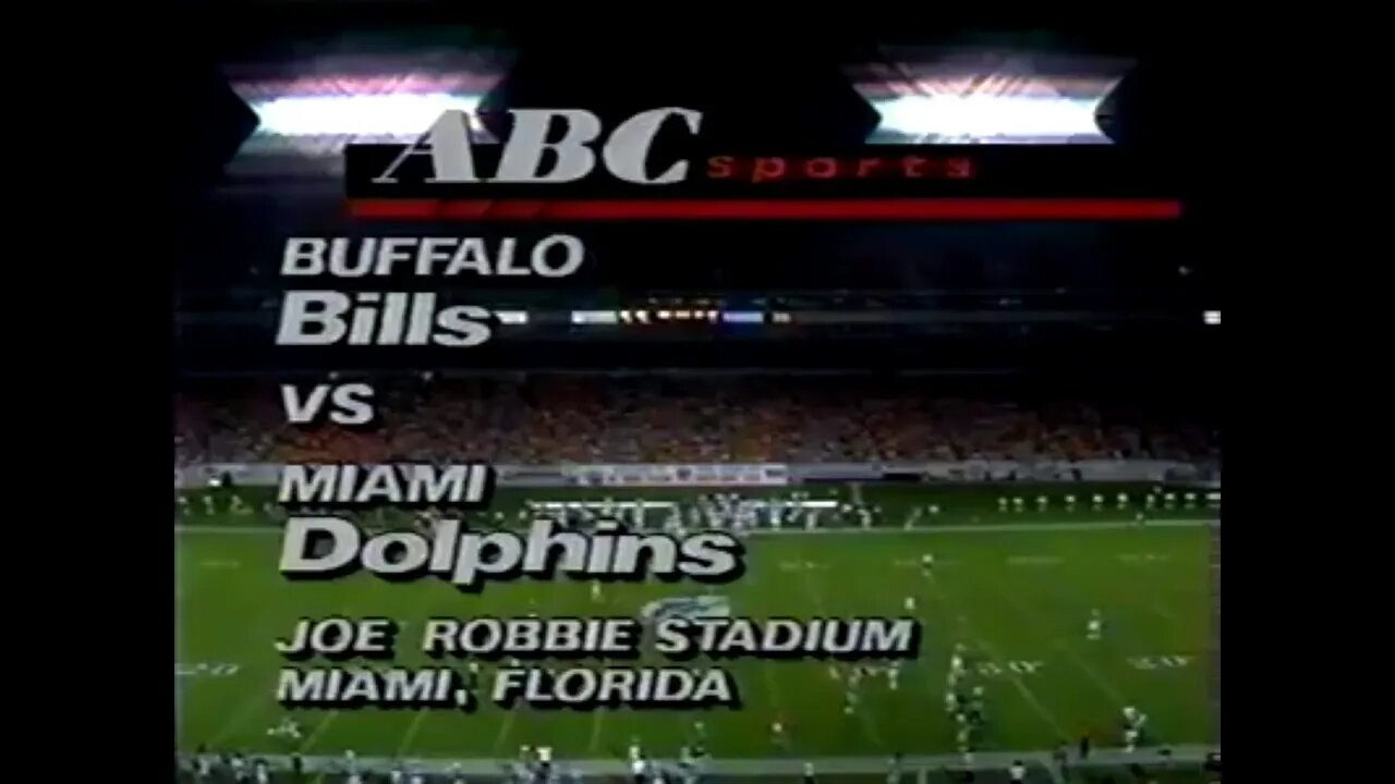 1988-11-14 Buffalo Bills vs Miami Dolphins