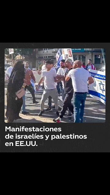 Enfrentamientos entre palestinos e israelíes en EE.UU.