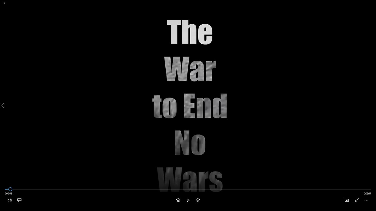 The War to End No Wars - Setting the Dominoes (Prelude)