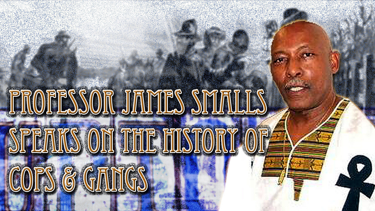 🎤Professor James Smalls Speaks On The History Of 👮🏻♂️Cops & Gangs🩸🔵