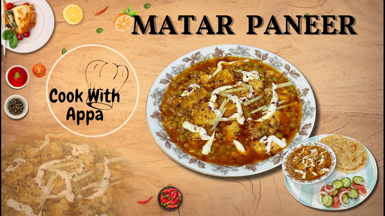 Matar Paneer / Mutter Paneer Recipe / Matar Paneer Masala #paneerrecipe #restaurantstyle #viral