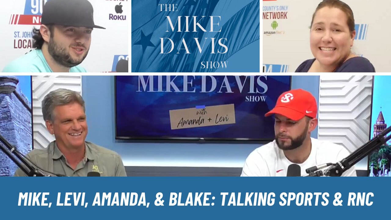 Mike Davis, Levi Moore, Producer Amanda, & Blake Blevins: Sports & RNC