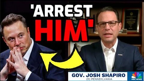 WOW 🚨 Elon Musk THREATENED with ARREST from Pennsylvania Governor on Live TV - This is CRAZY