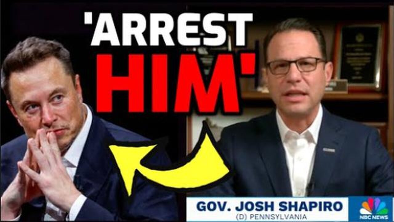 WOW 🚨 Elon Musk THREATENED with ARREST from Pennsylvania Governor on Live TV - This is CRAZY