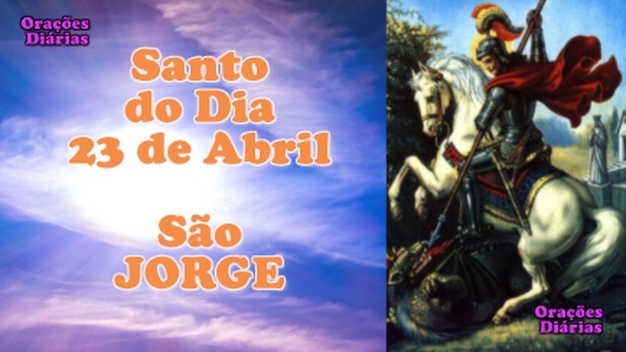 Santo do Dia 23 de abril, São Jorge