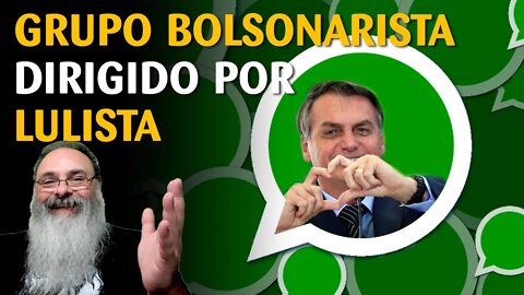 ESQUERDISTA cria GRUPO BOLSONARISTA no WHATSAPP para destruir REPUTAÇÃO de BOLSONARO