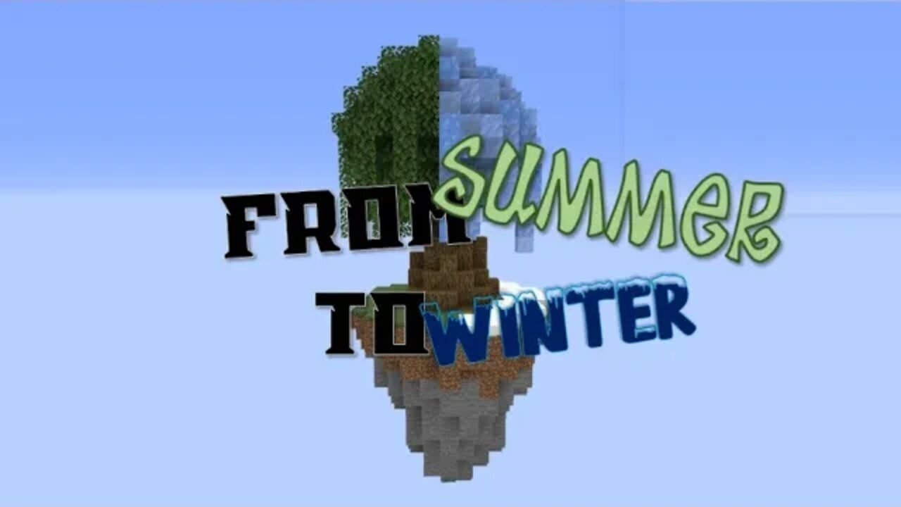 Minecraft From Summer to Winter Parkour