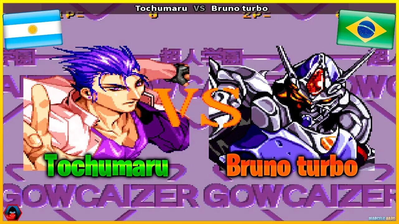 Voltage Fighter: Gowcaizer (Tochumaru Vs. Bruno turbo) [Argentina Vs. Brazil]