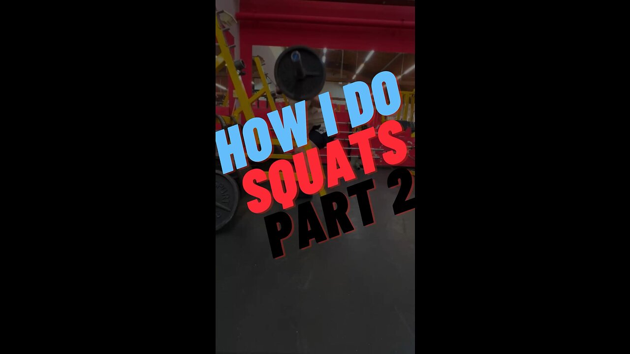 How do I do squats part two