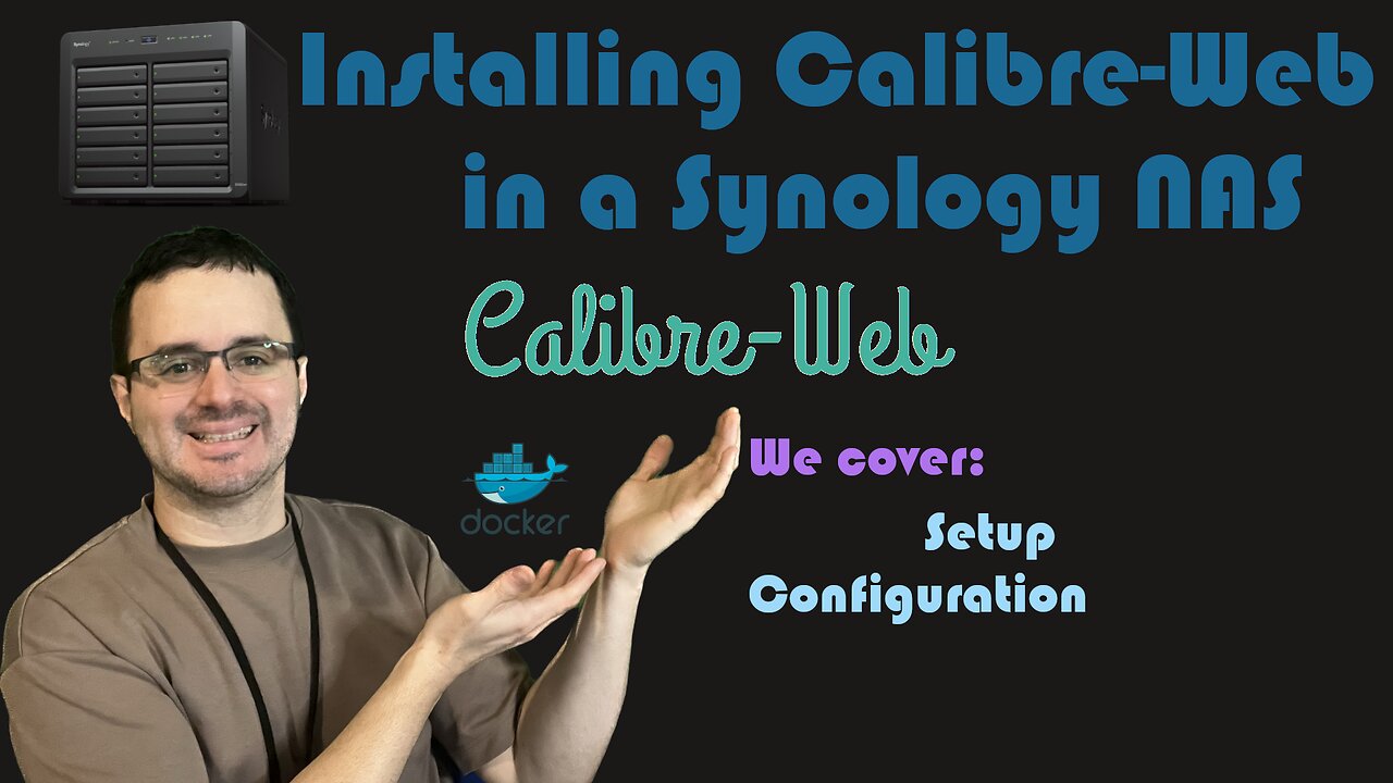 Install Calibre-Web using Docker in a Synology NAS