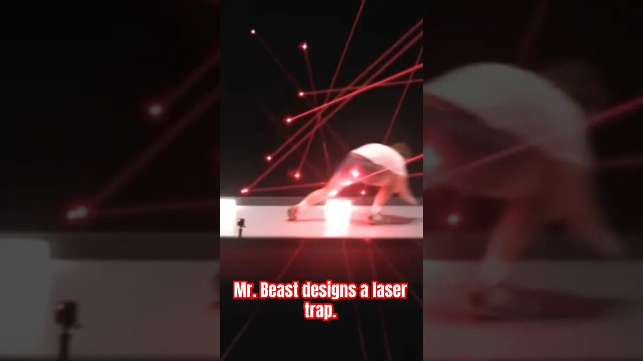 Mr. Beast designed a laser trap. This is how to beat it. #youtube