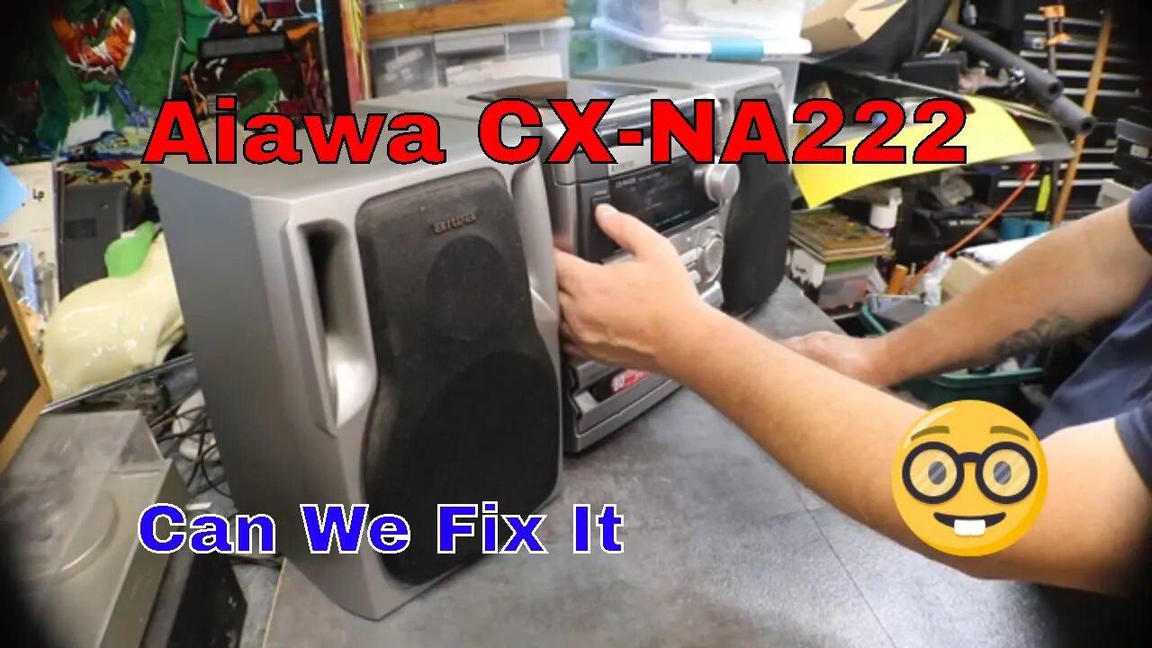 Aiwa Model CX-NA222 CD Changer and Stereo / Will Not Read Discs & Other Problems / Can We Fix It