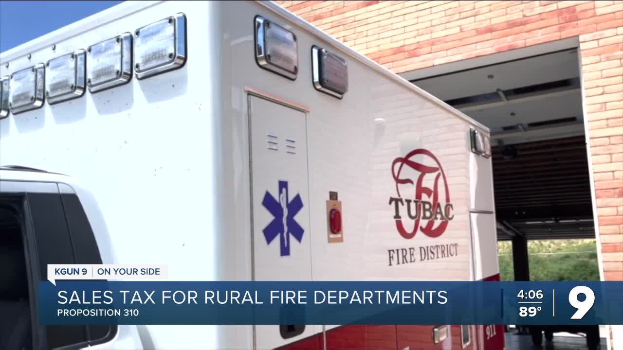 Prop 310 would add sales tax to help rural fire departments